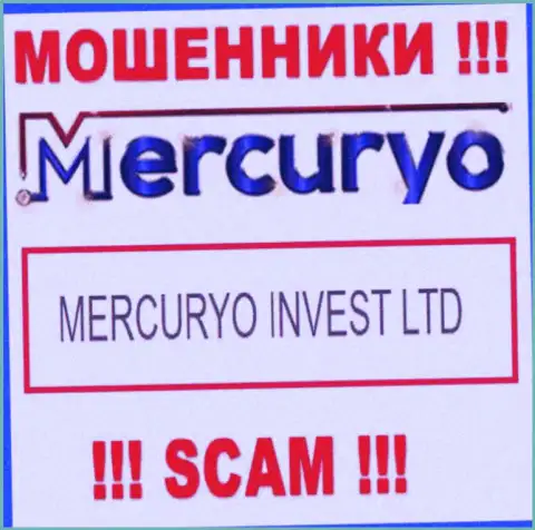 Юр лицо Меркурио - Меркурио Инвест Лтд, такую инфу предоставили махинаторы у себя на сайте