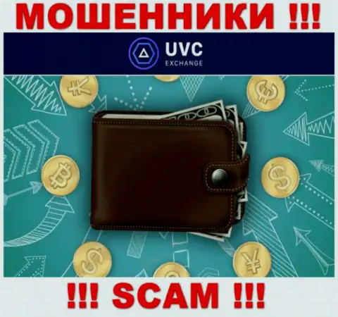 Крипто кошелек - конкретно в данном направлении предоставляют услуги internet-жулики UVC Exchange