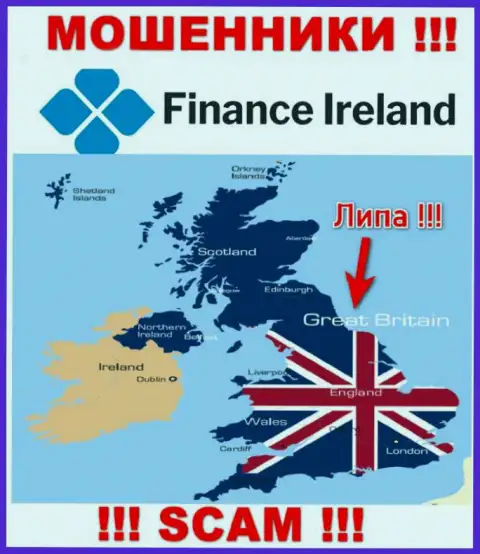 Воры Finance-Ireland Com не указывают правдивую инфу касательно своей юрисдикции