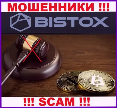 На сайте мошенников Bistox Вы не найдете инфы о регуляторе, его нет !!!