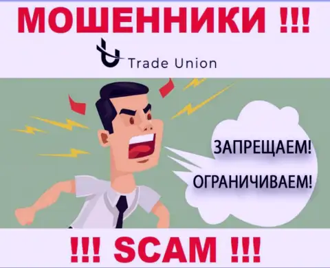 Организация Trade Union - это МАХИНАТОРЫ !!! Работают противозаконно, т.к. у них нет регулятора