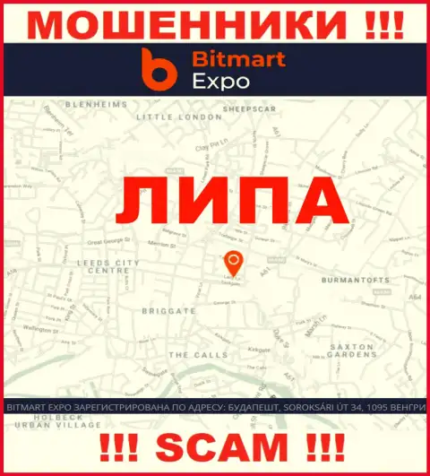 Фиктивная информация об юрисдикции Bitmart Expo !!! Будьте осторожны - это МОШЕННИКИ