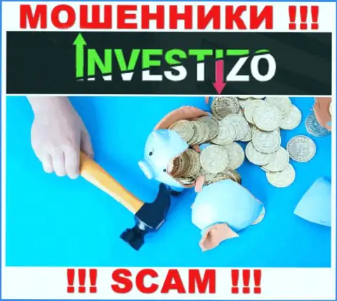 Investizo - это internet-мошенники, можете потерять все свои деньги