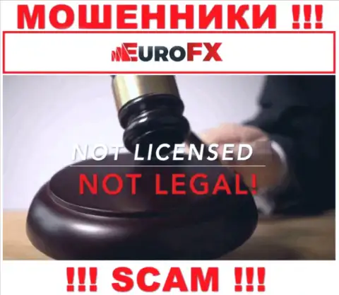 Данных о лицензионном документе Euro FX Trade у них на официальном web-сайте нет - это РАЗВОД !!!