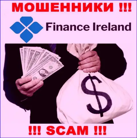 В дилинговой конторе Finance Ireland кидают игроков, заставляя перечислять денежные средства для оплаты процентной платы и налоговых сборов