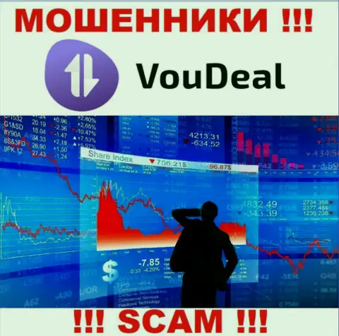 Связавшись с VouDeal, рискуете потерять все вложенные деньги, так как их Брокер - это обман