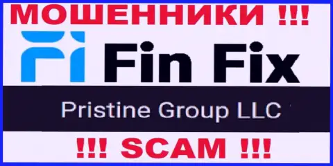 Юридическое лицо, которое владеет internet кидалами Фин Фикс - это Pristine Group LLC