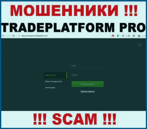 TradePlatform Pro - это сайт TradePlatform Pro, на котором с легкостью возможно загреметь в грязные лапы этих мошенников