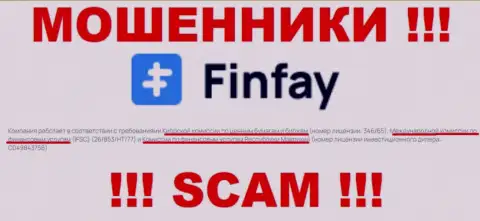 Фин Фей - это internet-разводилы, проделки которых прикрывают такие же мошенники - Financial Services Commission (FSC)