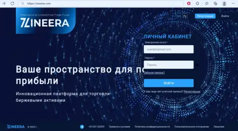 Официальный интернет-портал компании Zineera Com