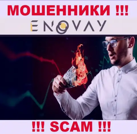 Захотели найти дополнительный заработок во всемирной сети с мошенниками EnoVay Info - не выйдет однозначно, обворуют
